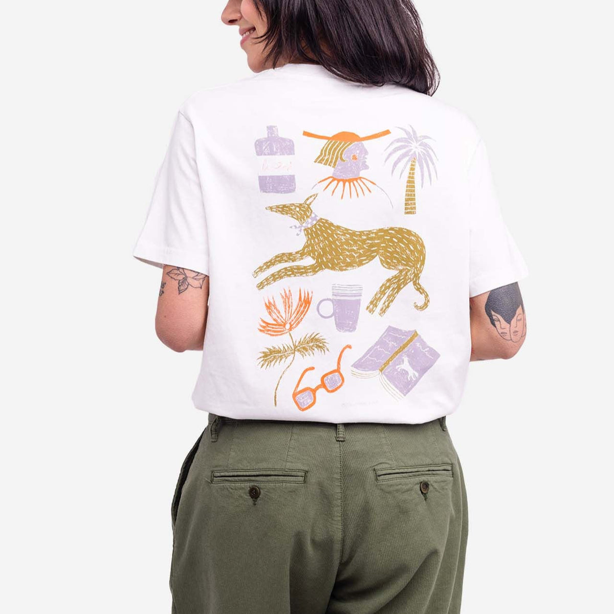 Sunny Cove T-Shirt in Off White