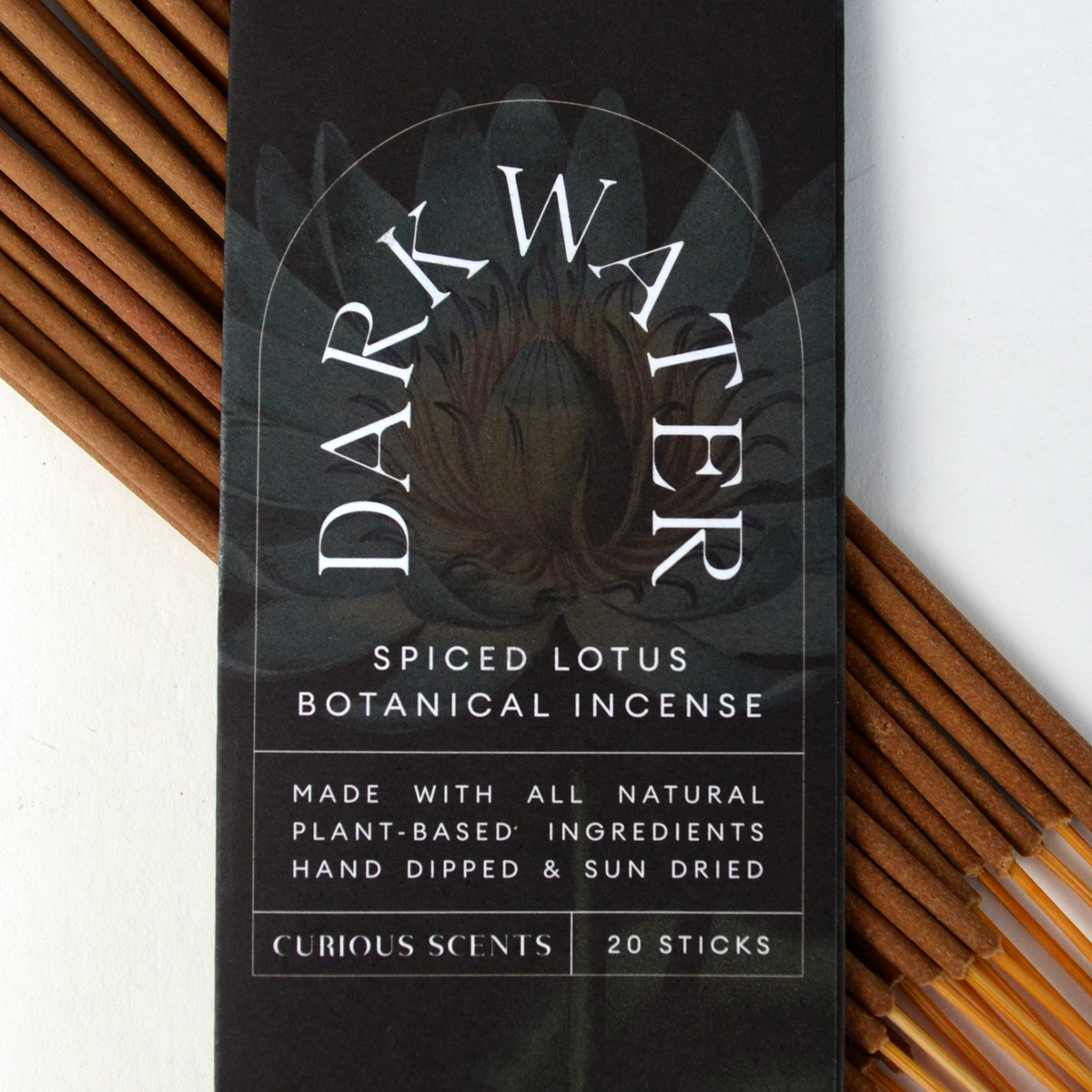 Dark Water Spiced Lotus Botanical Incense Sticks