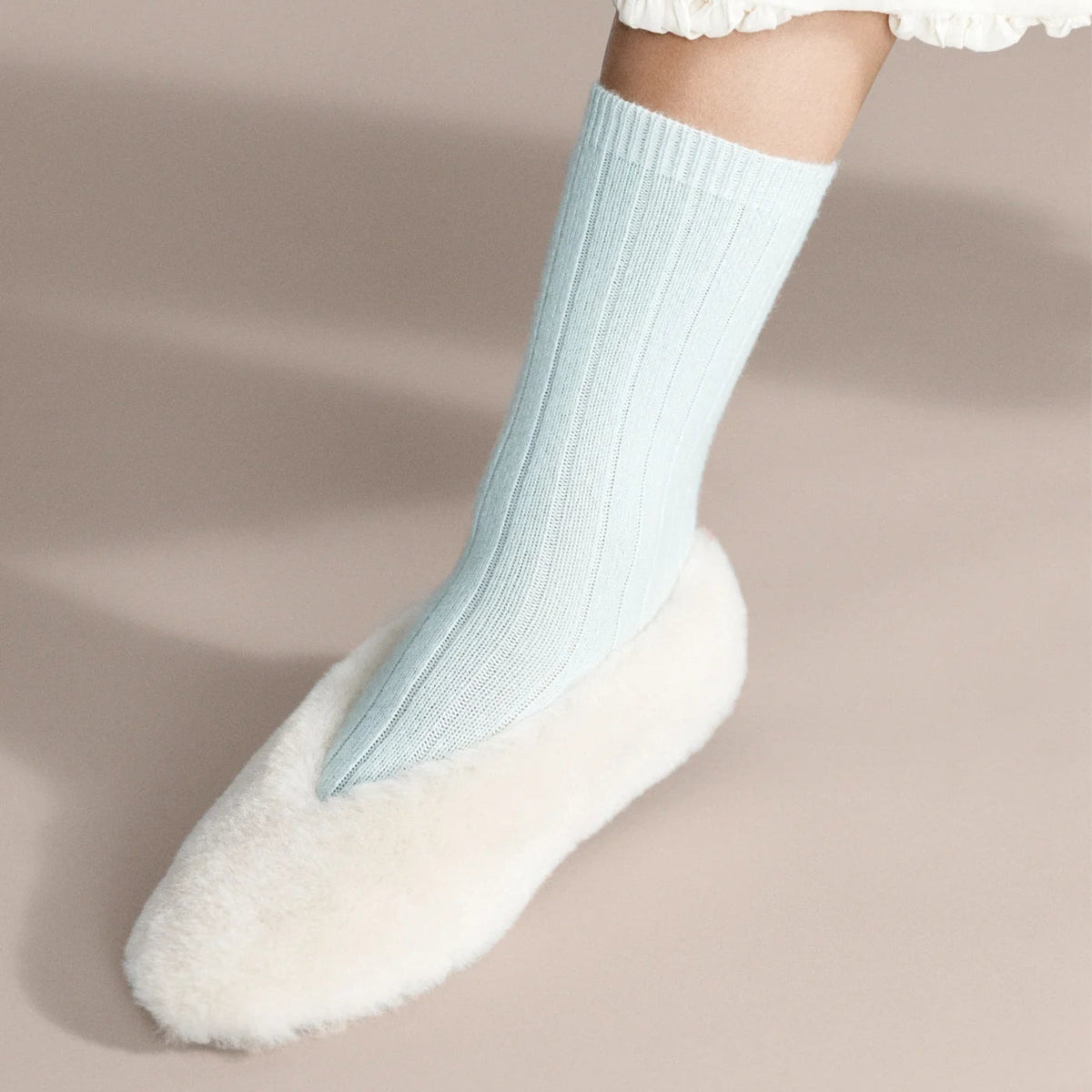 Italia Cashmere Cozy Rib Crew