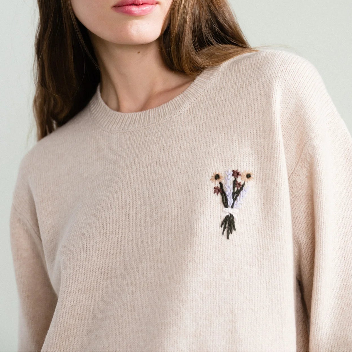 Rhys Crewneck in Oatmeal