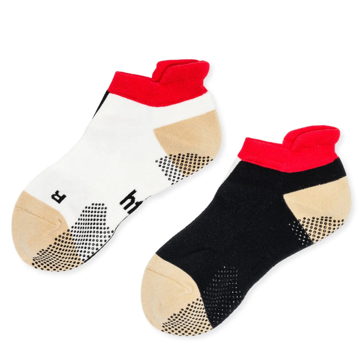 Half + Half Sporty Grip Ankle Socks