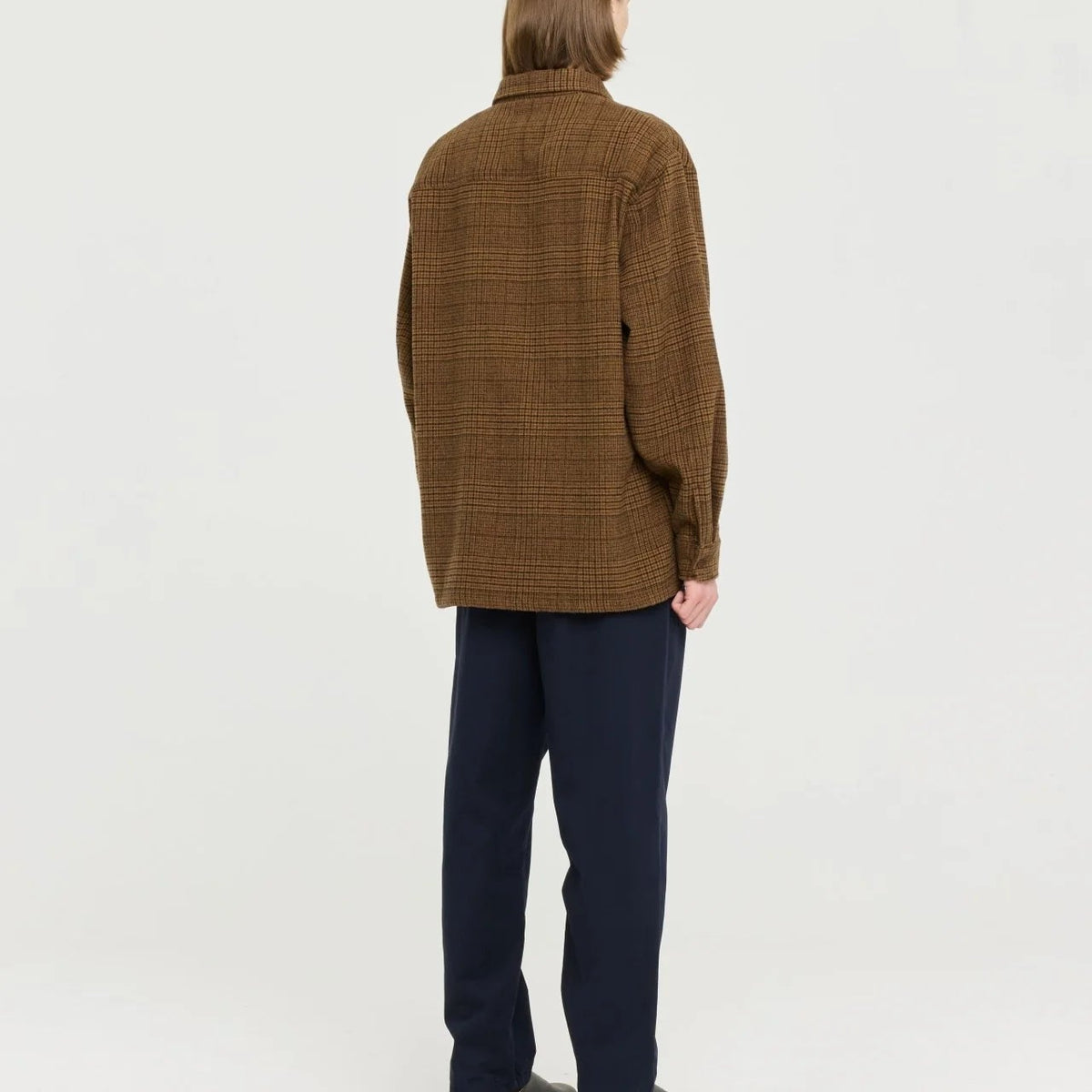 Imperata Over Shirt in Brown