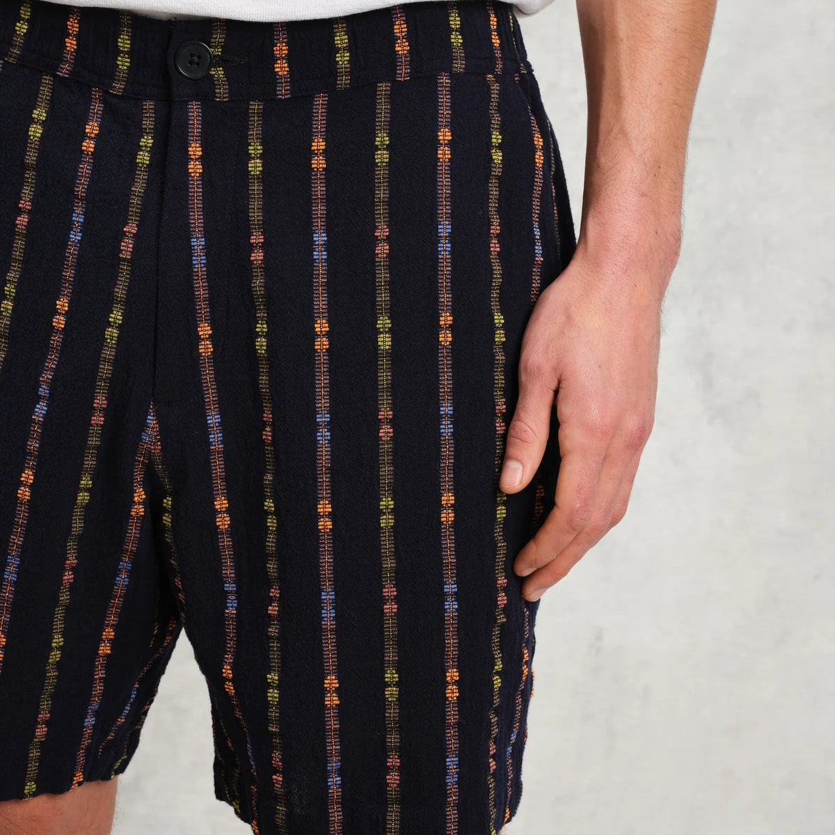Kurt Short in Multi Loom Stripe