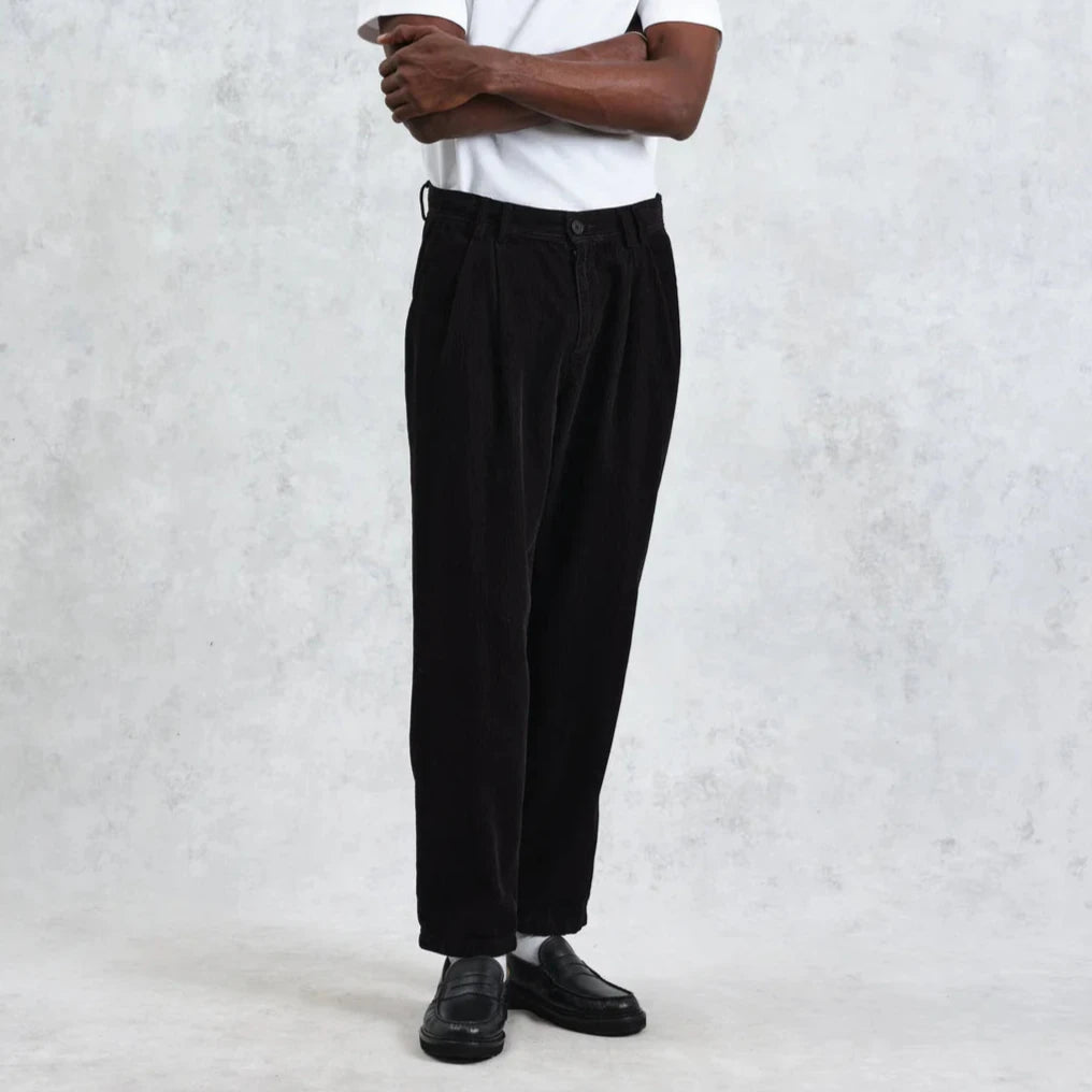 Raleigh Cord Trouser in Black