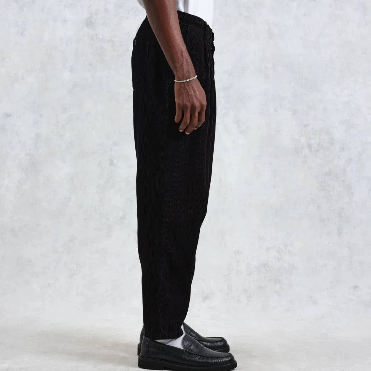 Raleigh Cord Trouser in Black