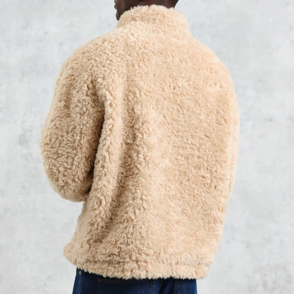 Trimms Borg Jacket in Beige