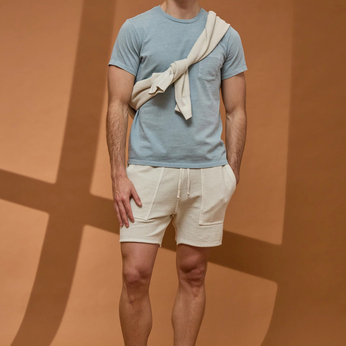 Utility Sweat Short in Salt