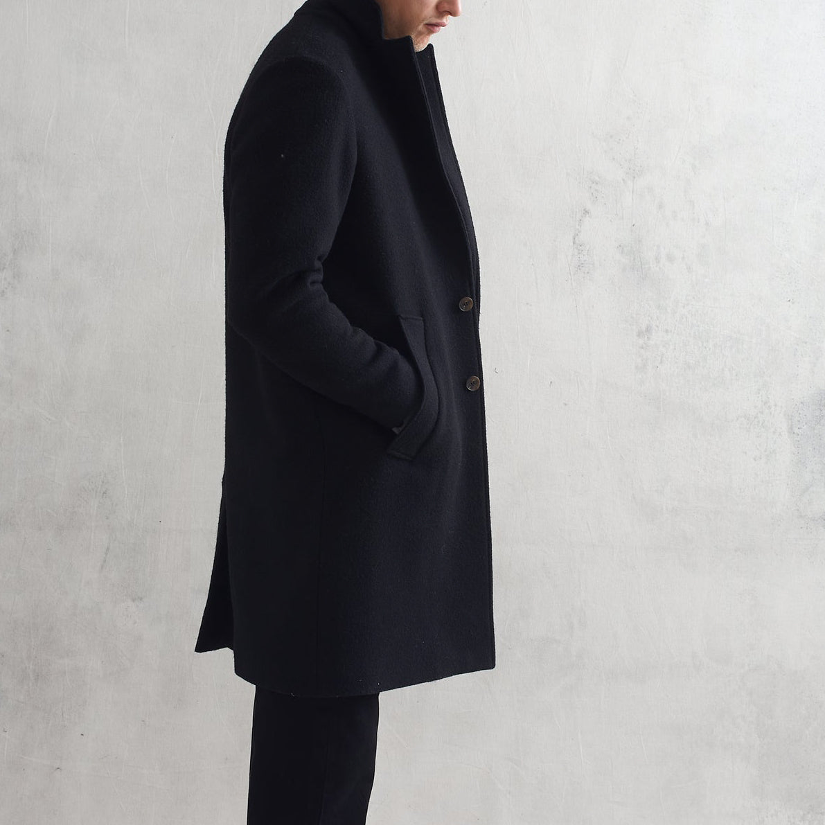 Sasso Coat in Black
