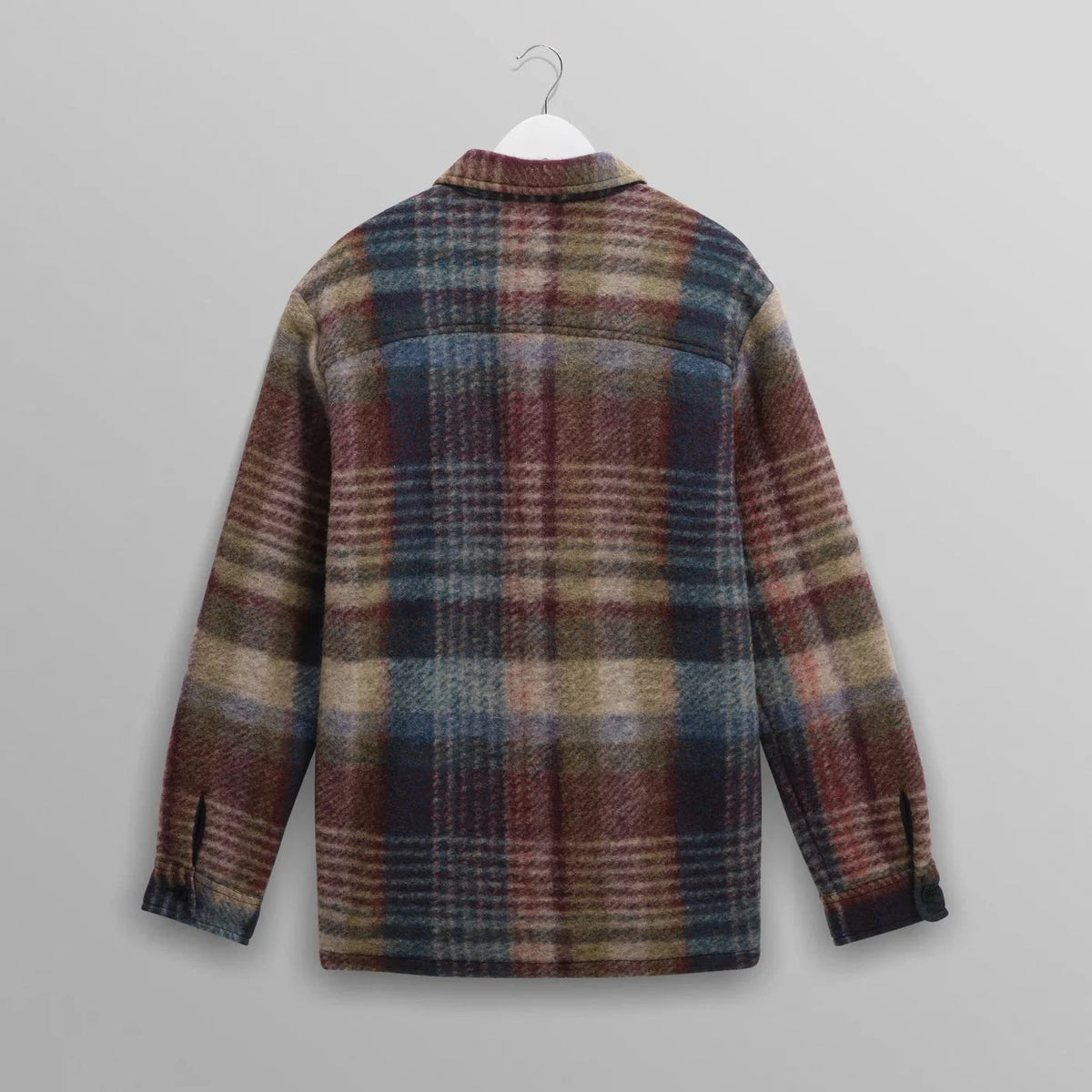 Whiting Overshirt in Wool Blend Check