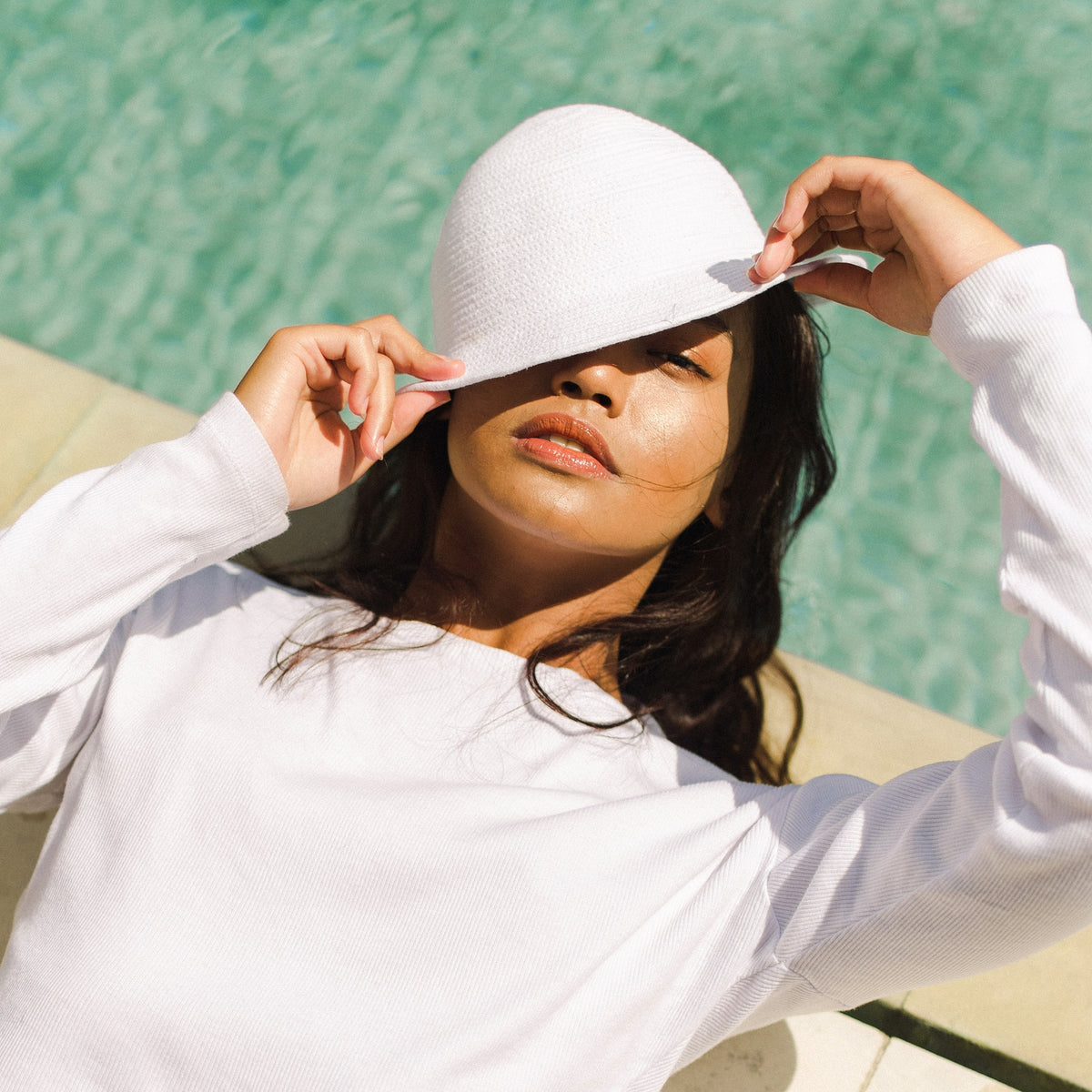 Nala Safari Hat in White