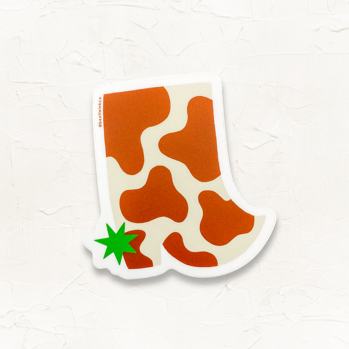 Cowboy Boot Sticker