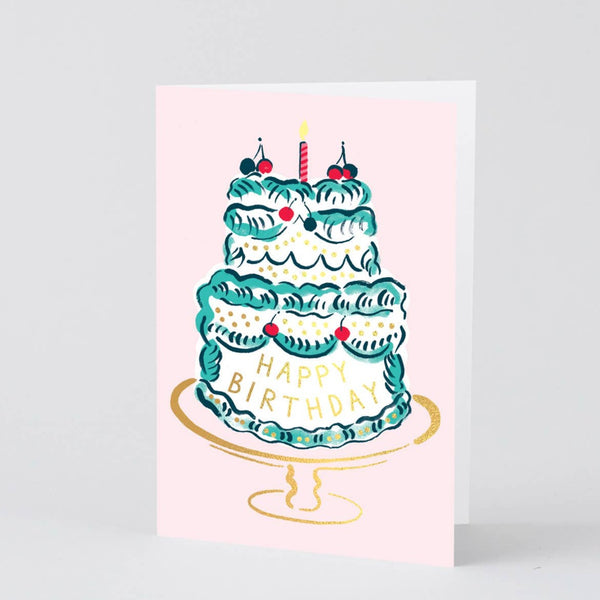 HB Cake and Candle Card