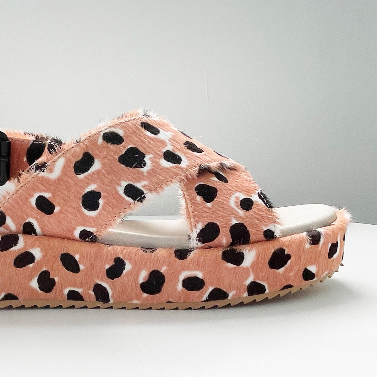 Sum Sandal in Peach Cheetah