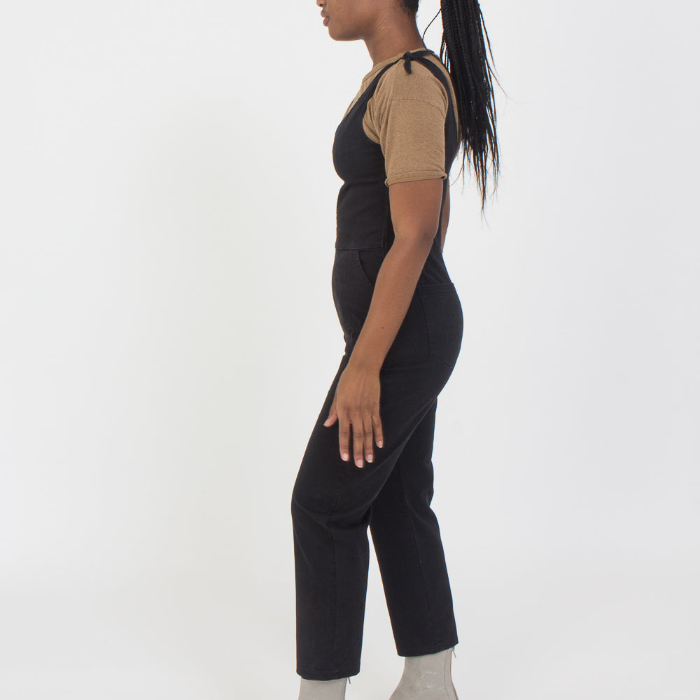 Slate Overalls in Black