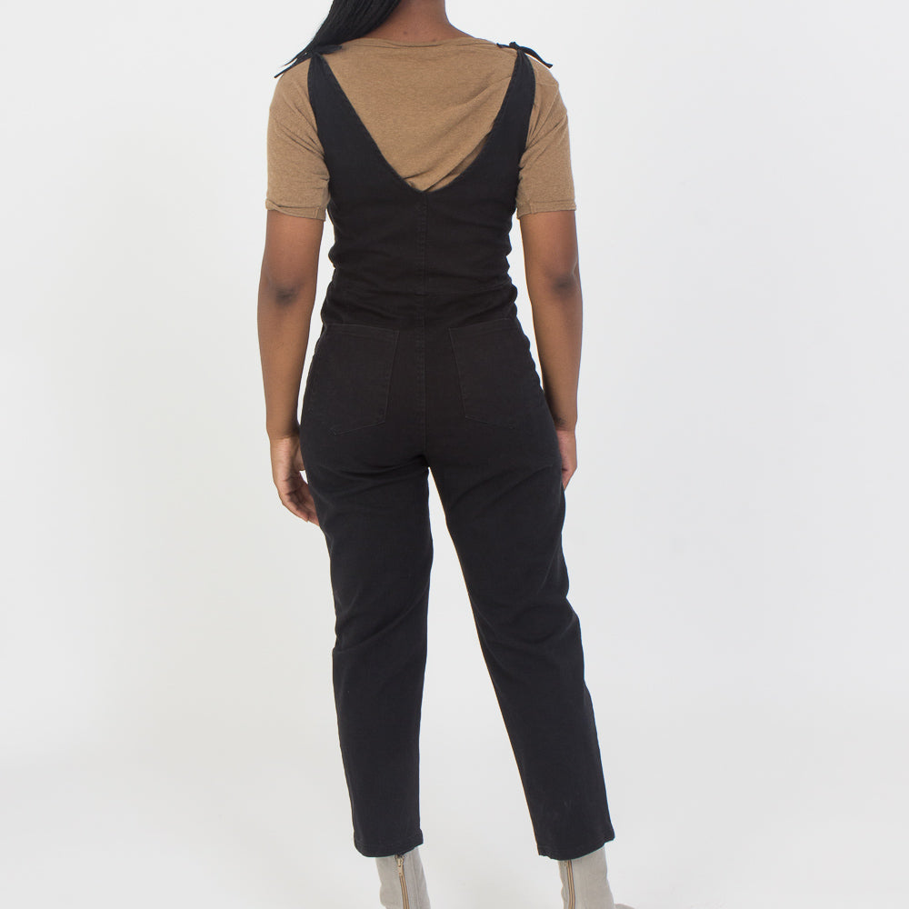 Slate Overalls in Black