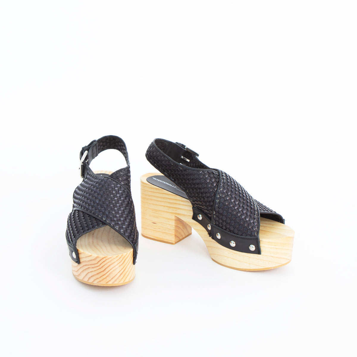 Talk Clog in Black