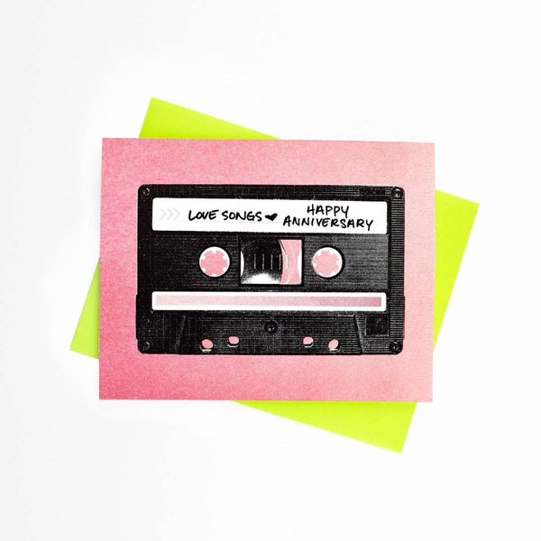 Cassette Love Songs Card