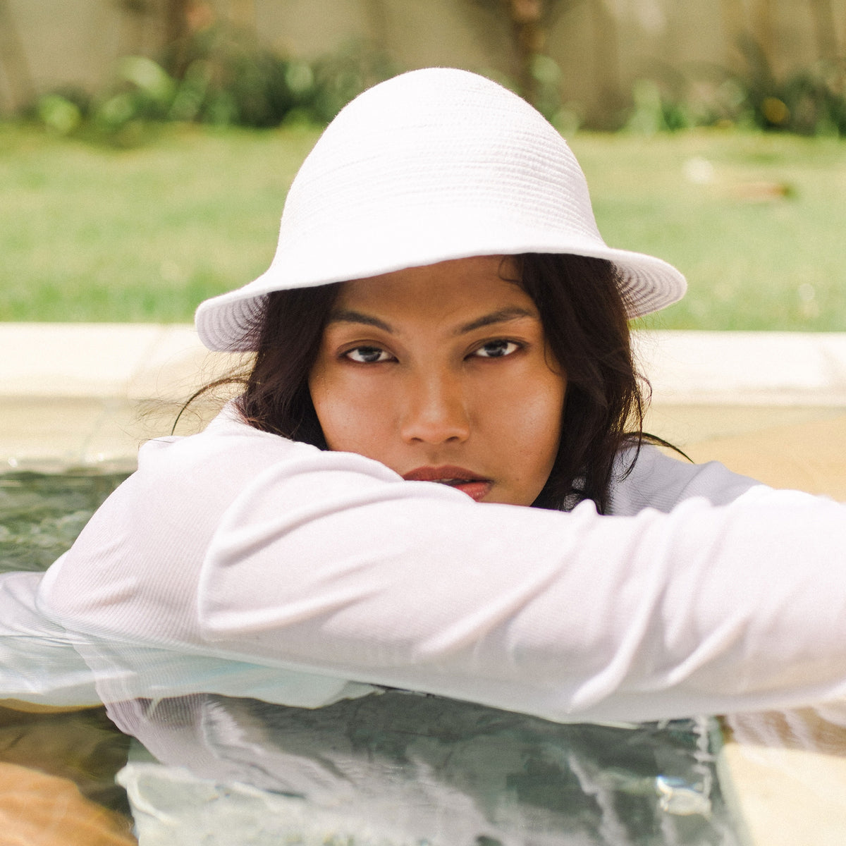 Nala Safari Hat in White