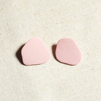 Blob Earrings in Pink