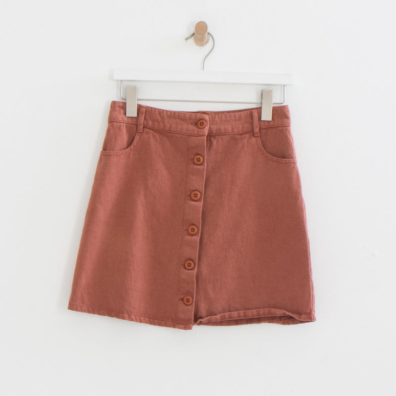 Vassar Skirt in Terracotta
