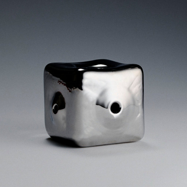Cube Pipe in Chrome
