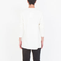 Jung Long Sleeve Tee in Washed White