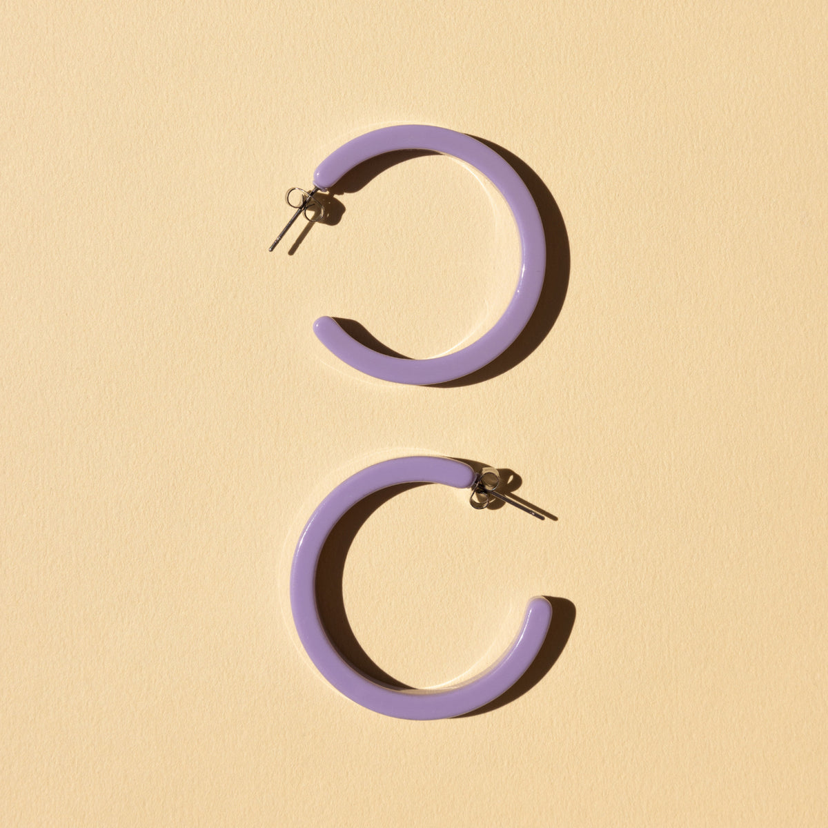 Nora Hoops in Periwinkle