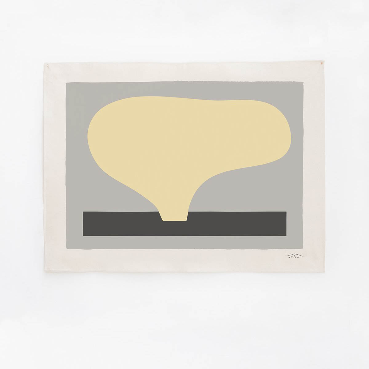 Galston Canvas Print in Straw