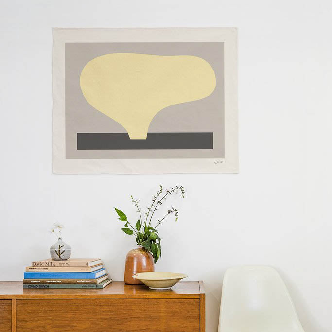 Galston Canvas Print in Straw