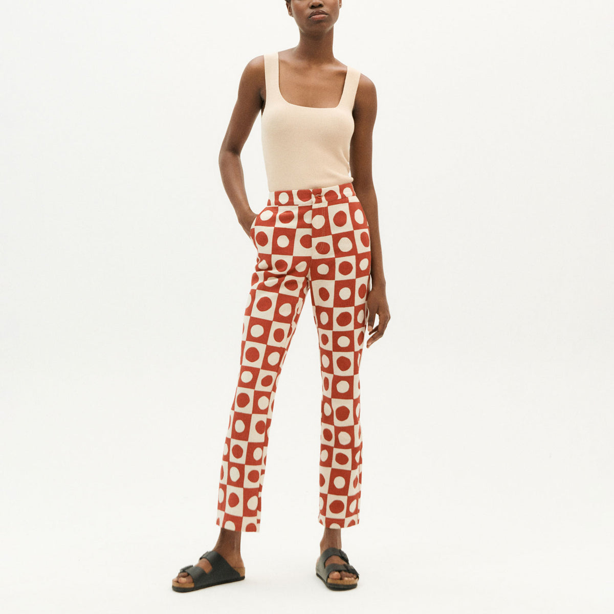 Gaby Pants in Red Spots