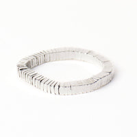 Lucille Square Bracelet in Silver