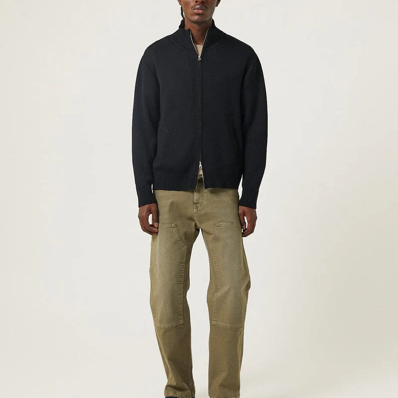 Organic Zip  Cardigan