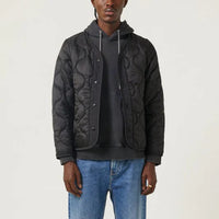 Quilted Liner Jacket in Black