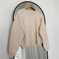 Milo Cotton Sweater in Naturel