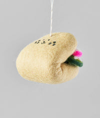 Bao Bun Felt Ornament