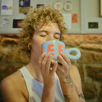 Coffee Mug in Light Blue