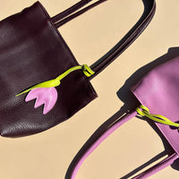 Bag Charm in Sorbet Tulip