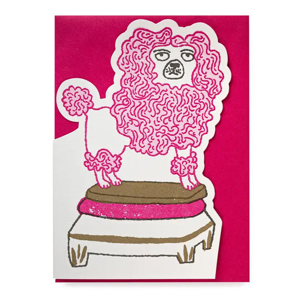 Poodle Card