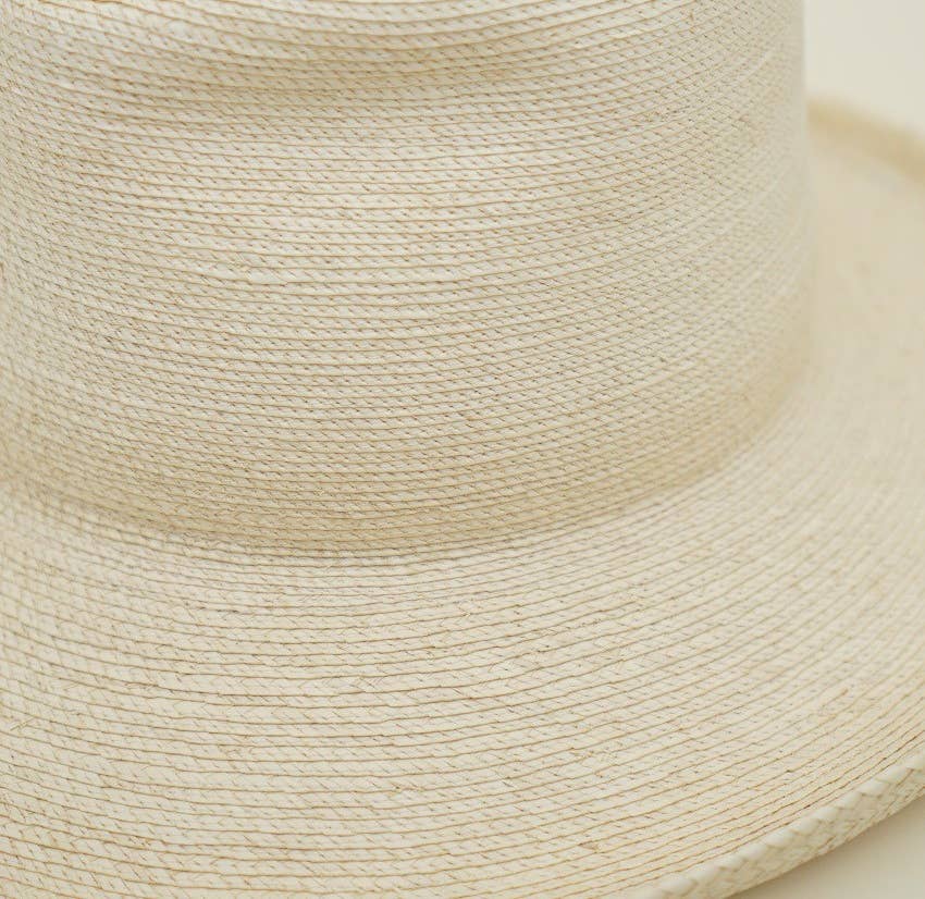 Palm Leaf Western Hat
