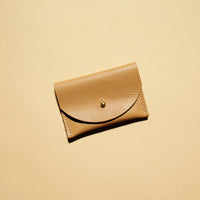 Cardholder in Tan Leather