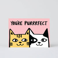 You're Purrrfect Card