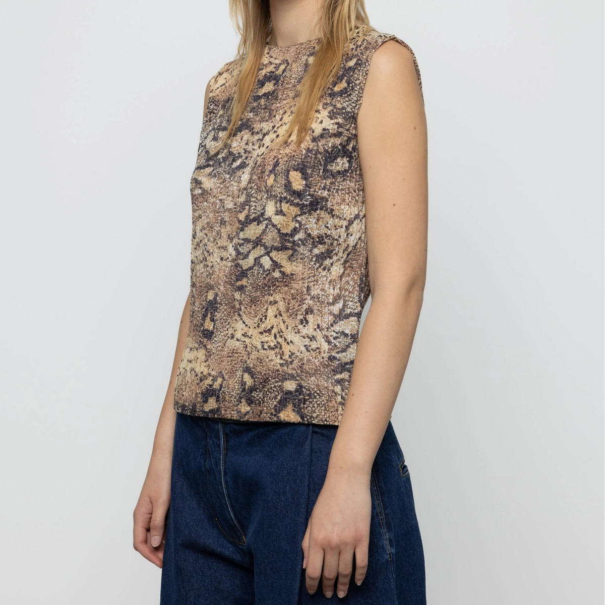 Pleated Snake Top