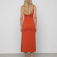Maxi Dress with Bead Trim