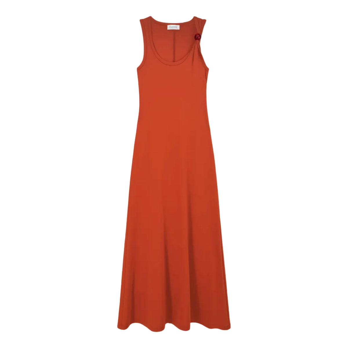 Maxi Dress with Bead Trim