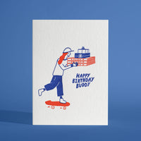 Happy Birthday Buddy Card