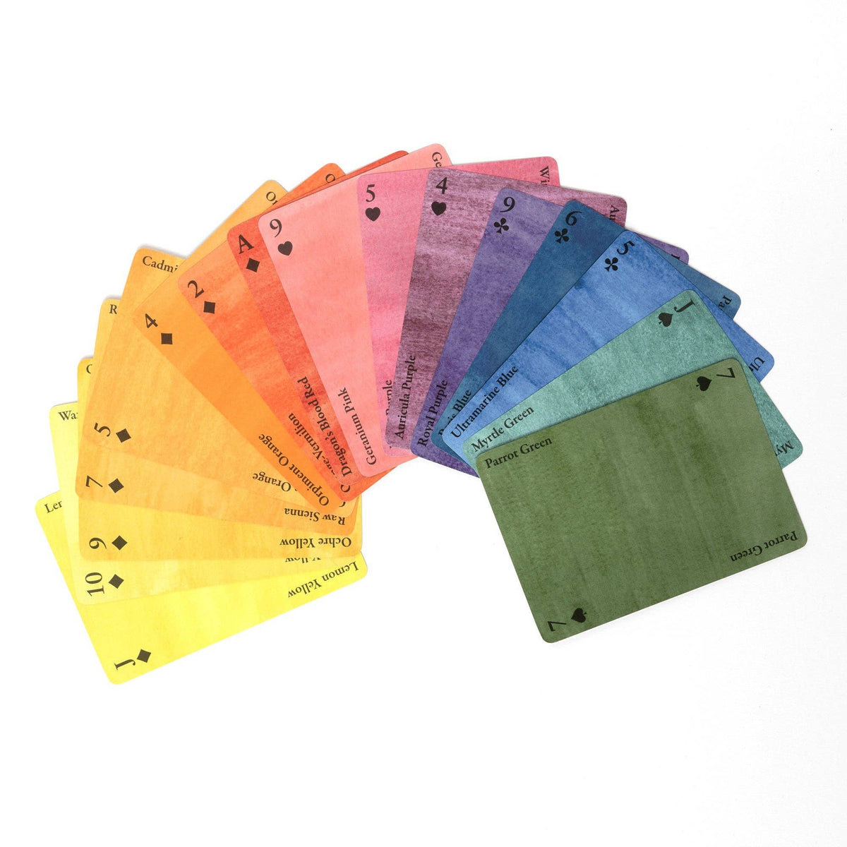 Nomenclature of Colors Single Playing Card Deck