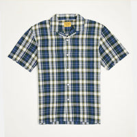 Madras Check Seersucker Cuban Shirt