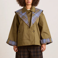 Jerry Crop Reversible Trench Coat
