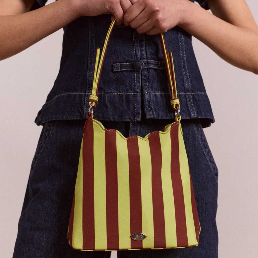 Lorelai Bag in Avocado & Chocolate