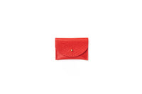 Cardholder in Tomato Leather